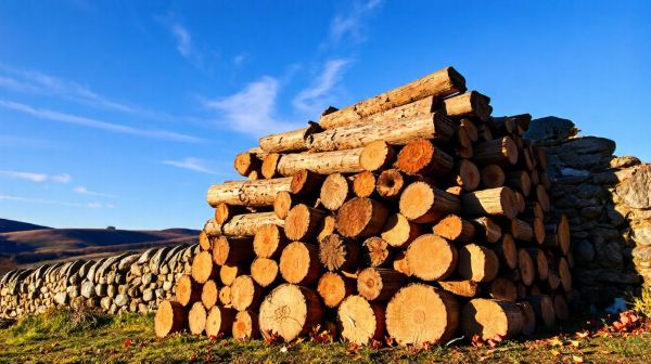 Bûches de bois de chauffage dans le Tarn pour un hiver chaleureux