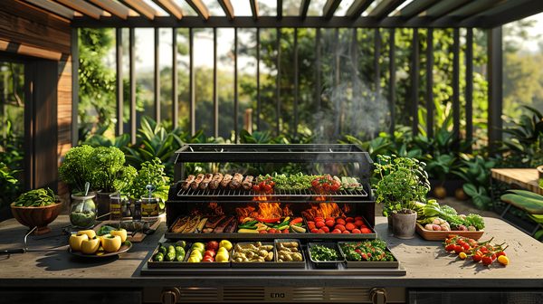 Cuisinez en extérieur avec une plancha au gaz eno