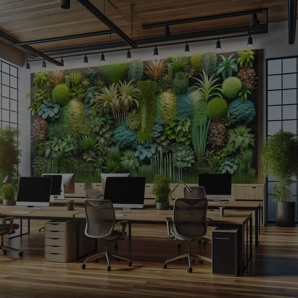 Quels sont les meilleurs choix de plantes pour un mur végétal intérieur dans un espace de bureau ?