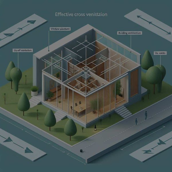Comment optimiser la conception d'une maison pour une ventilation croisée efficace ?