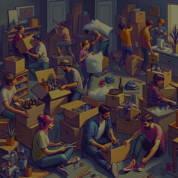 Comment déménager un espace de vie partagé avec des colocataires en bonne entente ?