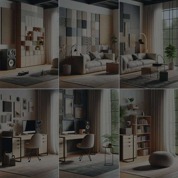 Quelles solutions pour une isolation phonique décorative dans un bureau à domicile?